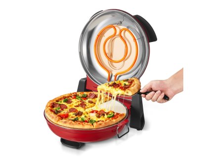 Elektrická pizza pec 1200 W, kameň 304.8 mm, 5 režimov, 420℃