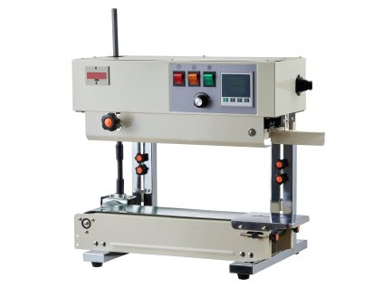 Pásový zvárací stroj na sáčky, 6–12 mm zvar, 0.03–0.8 mm, vertikálny