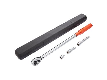 Momentový kľúč 1.3 cm 20-250 ft.lb/34-340 n.m, obojsmerný s adaptérom