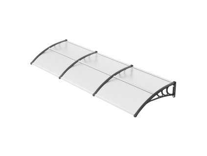 Strieška na dvere a okno 38"×117", uf50+ pc, priehľadná, vodotesná