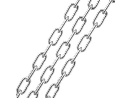 Cievková reťaz 1/8"×100' 330 lbs pozinkovaná s 2 rýchlospojkami