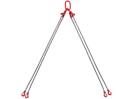 Reťazový úväz g80 1/4 inch × 5 ft, 6600 lbs/3 ton, 4 háky, nastavovače