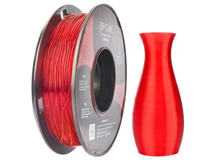 ERYONE TPU Filament for 3D Printer 1.75mm Tolerance 0.03mm 0.5kg (1.1 LB) / Spool - Red