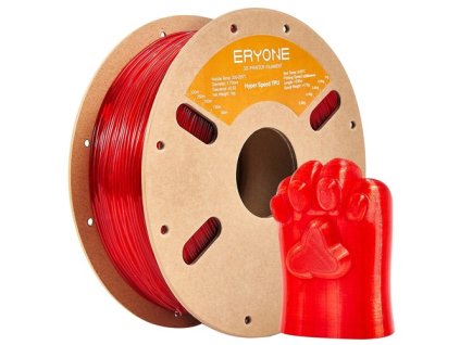 ERYONE High Speed TPU Filament 1kg - Transparent Red