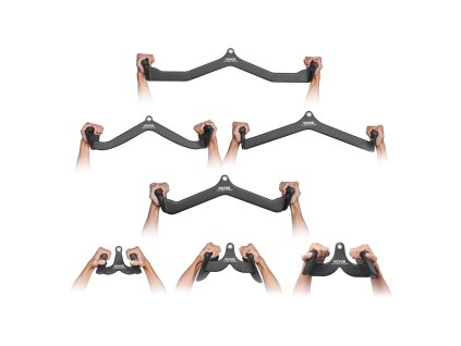 Sada príslušenstva na kladku 7 ks, t-bar, v-bar, gumované držadlá