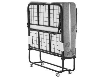 Skladacia posteľ 38 in × 75 in, matrac 5 in, kovový rám, pamäťová pena