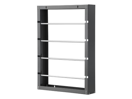 Držiak cievok na stenu, 4 nastaviteľné tyče, nosnosť 68kg/150lbs