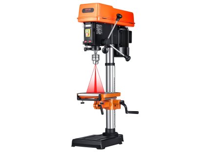 Stolová vŕtačka 750 W, 340–2200 ot./min, naklápací stôl 0–45°