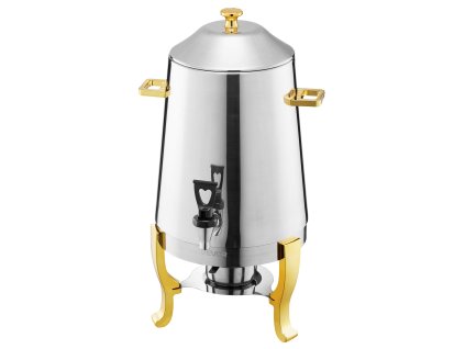 Nerezový výdajník 13L teplé/studené, s výpustom a alkoholovým horákom