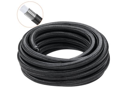 Sada palivových hadíc 25 FT 5/16" PTFE nerezové opletenie, 15 PCS