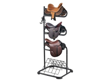 Stojan na sedlá 3 úrovne 30×30×68.5 in, odnímateľné a otočné