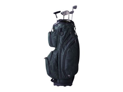 Golfová taška na vozík 14 priečok, 36", 11 vreciek, nylon, khaki