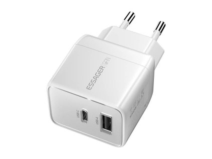 Essager ECT33W-LJB02-Z 33W C+A töltő (fehér)