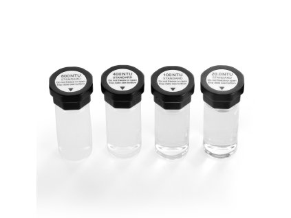 Súprava kalibračných roztokov zákalu 20/100/400/800 NTU, 4×20 ml