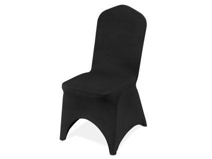 Návleky streč na skladacie stoličky, univerzálne, 50PCS čierne