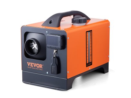 Dieselový ohrievač 12V 5kW s diaľkovým ovládaním a lcd, 5L nádrž