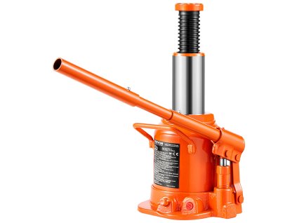 Hydraulický fľaškový zdvihák 20 ton, zdvih 6.69''-12.6'' 3-dielna páka