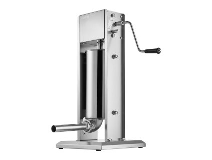 Ručný plnič klobás 11 LBS / 5 L, nerezový, 2 rýchlosti, 5 nástavcov