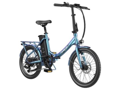 Fafrees F20 Lasting Electric Bike, 250W Motor, 36V 18.2Ah Battery, 20*1.95" Tires, 25km/h Max Speed, 120km Max Range, Mechanical Disc Brakes, SHIMANO 7 Speed - Radiant Teal
