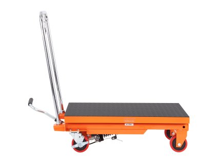 Hydraulický nožnicový zdvíhací stôl, 500 lbs, zdvih 28.5", 4 kolieska