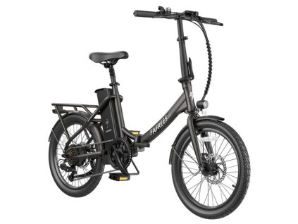 Fafrees F20 Lasting Electric Bike, 250W Motor, 36V 18.2Ah Battery, 20*1.95'' Tires, 25km/h Max Speed, 120km Max Range, Mechanical Disc Brakes, SHIMANO 7 Speed - Black