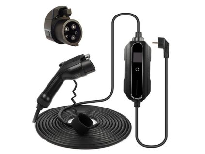 ANDAIIC EV Car Charger Type 1 6A-16A for Electric Vehicle Portable EVSE Charging Cable 5 Meters