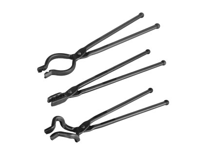 Kovárske kliešte 3 ks, 45.7 cm, uhlíková oceľ, v-bit, vlčia a z-v-bit