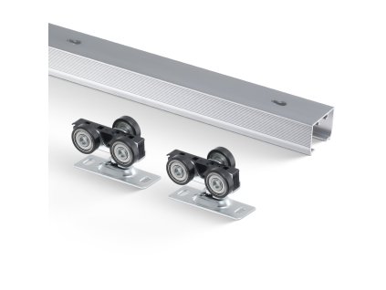 Sada kovania pre vreckové posuvné jednokrídlové dvere 4.73 ft, 24"-30"