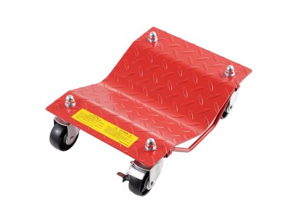 Pojazdná plošina na kolesá 8000 lbs, oceľ, 4 ks, s brzdami, s kolíkmi