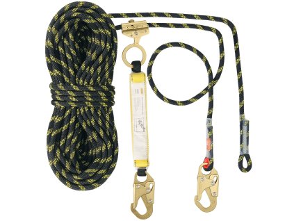 Vertikálne záchytné lano 150ft (45.7m) statické 30KN s karabínami