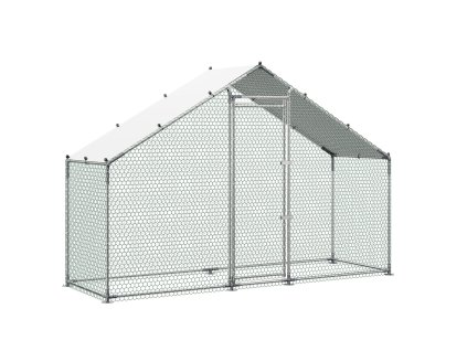 Voliérový kurník 3×1×2 m s nepremokavou plachtou a pevným rámom