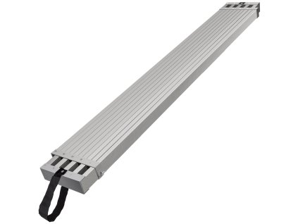 Hliníková teleskopická lešenárska doska 2,4–4 m, nosnosť 226.8 kg