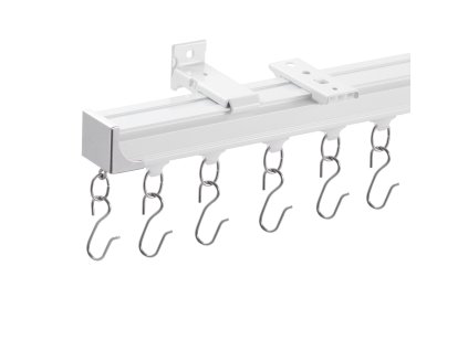 Stropná koľajnica na závesy 11.8 ft/3.6 meter pre strop/steny