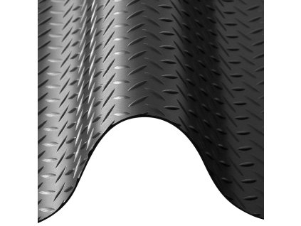 Gumená rohož do garáže 1.22×7.62 m, 3 mm, diamantový vzor, odolná