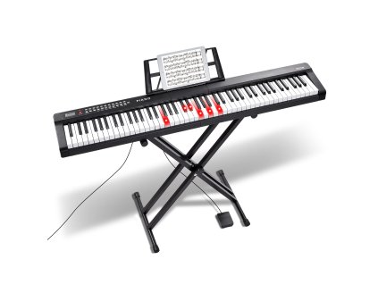Digitálne piano 88 kláves semi-weighted, reproduktory, pedál bluetooth