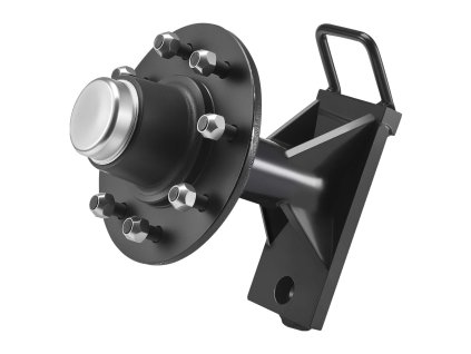 Náprava s kolesami pre kontajner 8-maticové, 6–12 m, s ráčnovým pásom