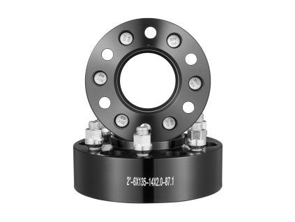 Rozpery kolies 2" 6"×5.3" 6-dierové 87.1 mm hubcentrické M14×2 4 ks