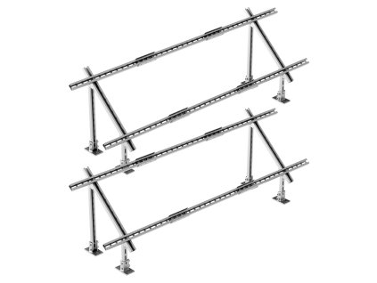 Sada montážnych držiakov pre solárne panely 30°–60°, 4–8 ks, oceľ