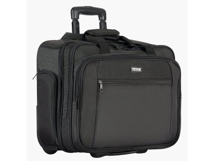 Taška na notebook na kolieskach 17,3" / 43,9 cm čierna unisex