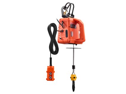 Elektrický navijak 3v1 500 kg 1500W 7.6 m 5 m/min manuál/kábel/bezdrôt