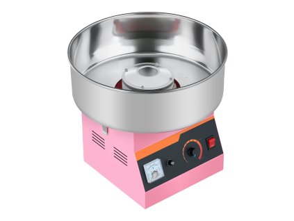 Stroj na cukrovú vatu 1000W s 38cm nerezovou miskou a lopatkou