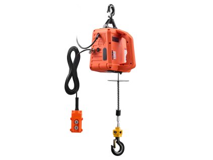 Elektrický navijak 3v1 700 kg 1500W 7,6 m 5 m/min manuál/kábel/bezdr.