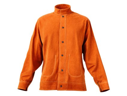 Zváracia bunda z hovädzej kože m, nehorľavá, vodeodolná, 4 vrecká