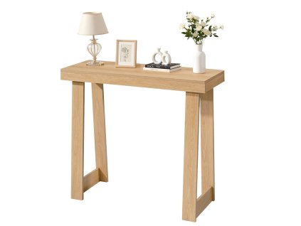 Konzolový stolík 91.5 cm, drevený obdĺžnikový, úzky, na chodbu