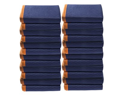 Presťahovacie deky 80×72" 65 lbs/dz 12 ks netkaná/recyklovaná bavlna