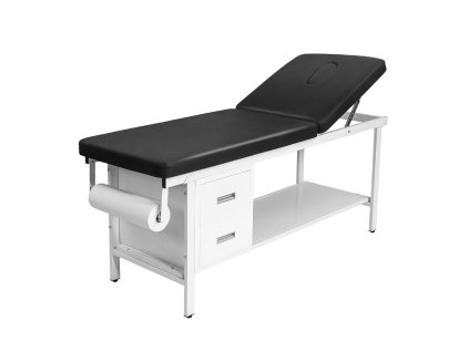 Vyšetrovací stôl s nastaviteľným operadlom, zásuvkami, nosnosť 227 kg