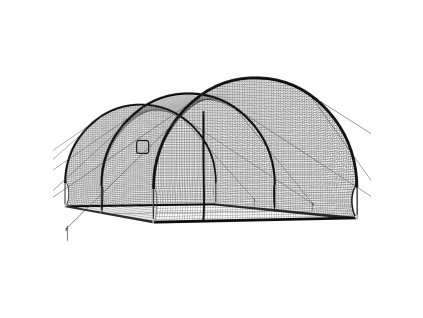 Klietka na odpaľovanie 6780×3700×2400 mm, 4-vrstvový polyester