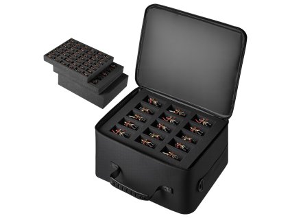 Taška na modely 1:500-1:750, 3 vrstvy peny, nastaviteľný popruh