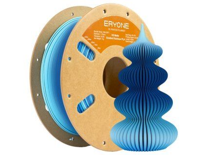 ERYONE High Speed Matte Gradient PLA Filament, 1kg - Blue & White