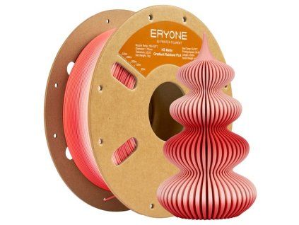 ERYONE High Speed Matte Gradient PLA Filament, 1kg - Red & White